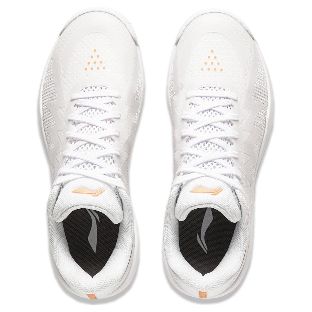 Li Ning Table Tennis Collection Abrasion Resistant Breathable Low top Table Tennis Shoes Unisex White