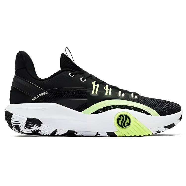 361° Comfortable Non slip Lightweight Low top Basketball Shoes Men’s Black Green