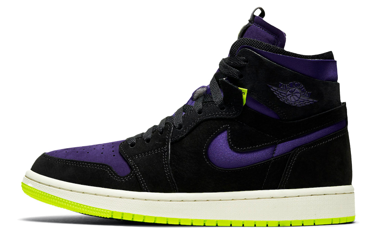 Jordan 1 High Zoom Air Cmft Black Court Purple Lemon Venom Women’s