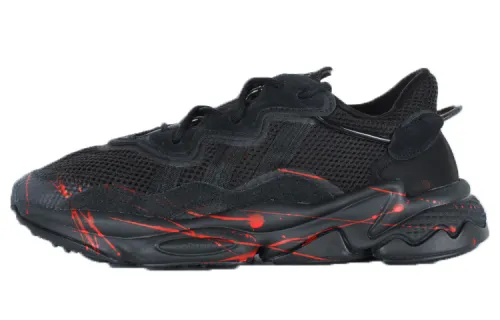 Adidas Originals Ozweego Black Warrior, Crane Top Red Slip Resistant Abrasion Resistant