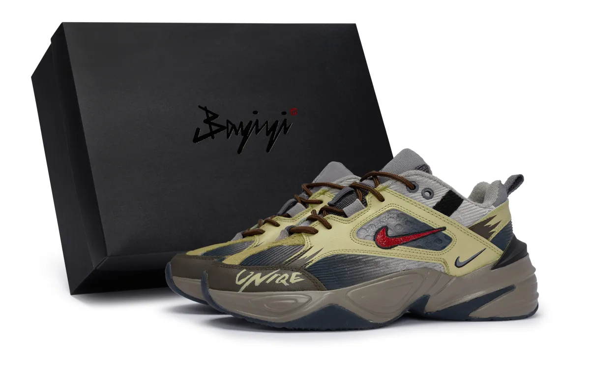 Nike M2K 811 Manufacturing, Wilderness Ruins Abrasion Resistant Abrasion Resistant Low top Chunky Sneakers Unisex