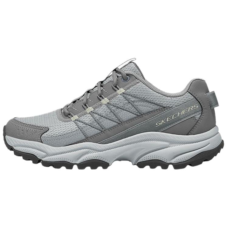 Skechers VIGOR At Slip Resistant, Abrasion Resistant, Height Increasing Grip Low top Hiking Shoes Men’s Gray