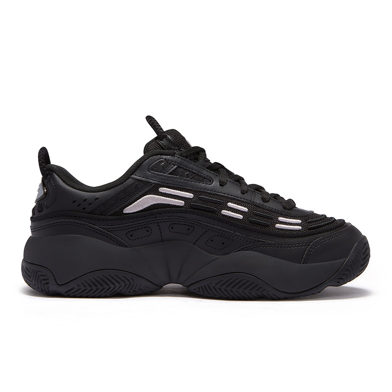 FILA FUSION FIRE Flame Shoes Coverage Low top Vintage Basketball Shoes Men’s Black