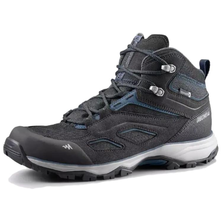 DECATHLON Rubber Mid top Hiking Shoes Men’s Black