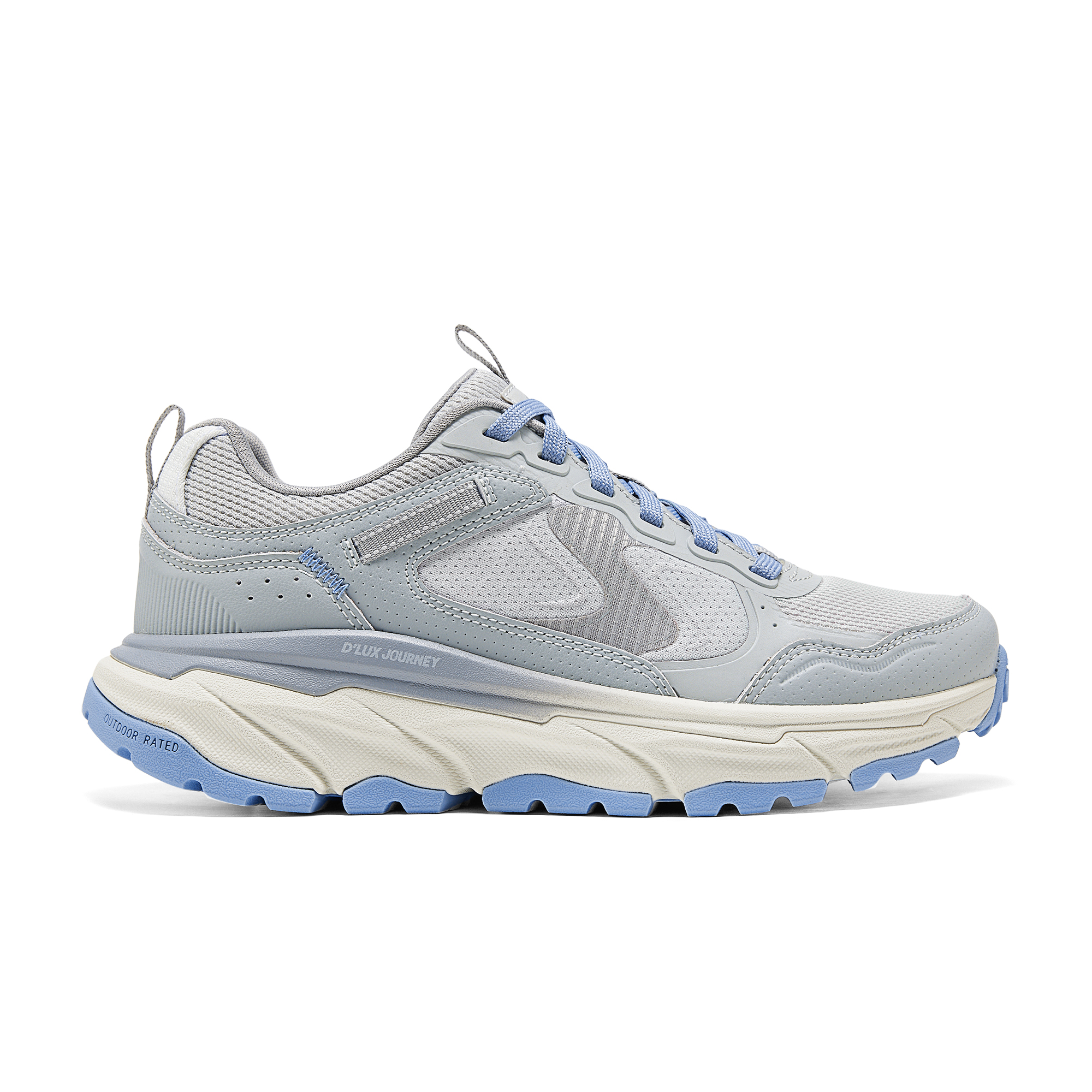 Skechers D’LUX JOURNEY Abrasion Resistant Low top Mountaineering Shoes Women’s Gray Blue