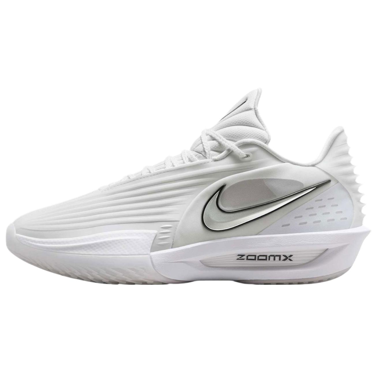 Nike G.T. Cut 3 Slip Resistant Abrasion Resistant Low top Basketball Shoes Unisex White
