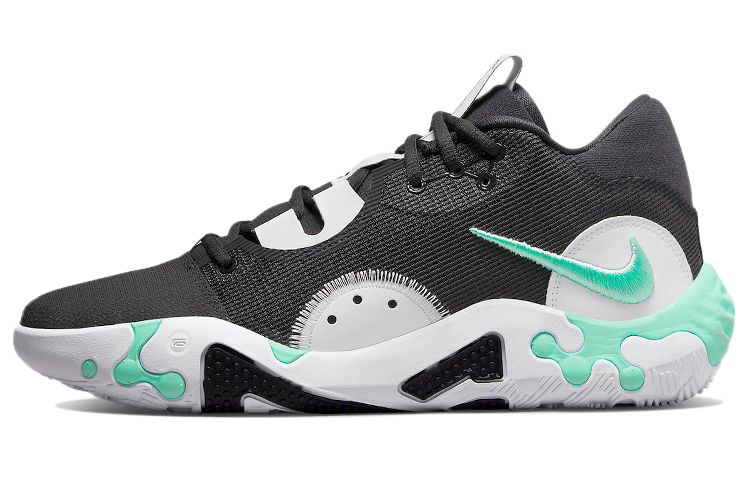 Кроссовки Nike PG 6 EP (черно-бело-зеленые)