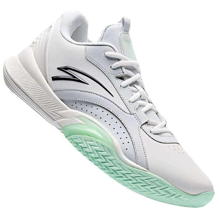 Anta Wind Tunnel 5 Slip Resistant Abrasion Resistant Low top Basketball Shoes Men’s White Green