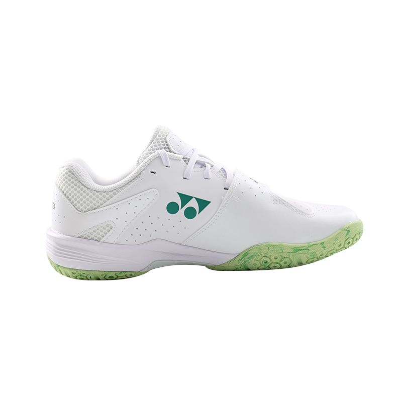 YONEX 520 Textile, Synthetic Leather Low top Badminton Shoes Unisex White Green