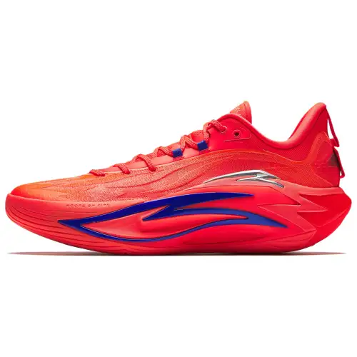 Anta Anta Frenzy 7 A-SHOCK PRO Lava Professional Practical Shock Absorbing Anti-Slip Wear-Resistant Anti-Twist Low-top Midfoot Carbon Plate Basketball Shoes Men's Red