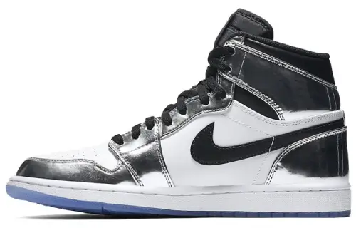 Jordan Air Jordan 1 Retro High Think 16 (Pass The Torch) OG model Leonard Kawaii versatile high top retro basketball shoes men's black and white silver
