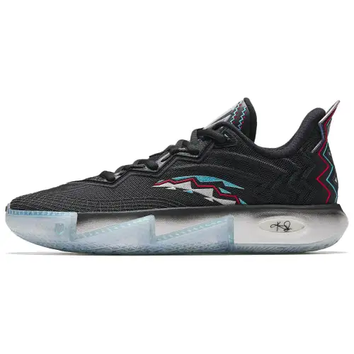 Anta KAI 2 Cushioning Abrasion Resistant Rebound Low top Basketball Shoes Men's Black Gray