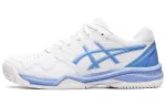 Asics Gel Dedicate 7 Clay Low top Tennis Shoes Women's White Blue