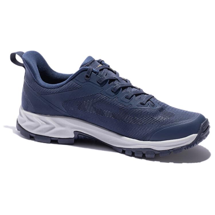 TOREAD Abrasion Resistant Breathable Slip Resistant Low top Hiking Shoes Men’s Blue Gray