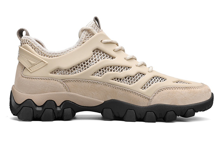 Jeep Textile, Leather Abrasion Resistant Waterproof Lightweight Low top Outdoor Shoes Men’s Sand
