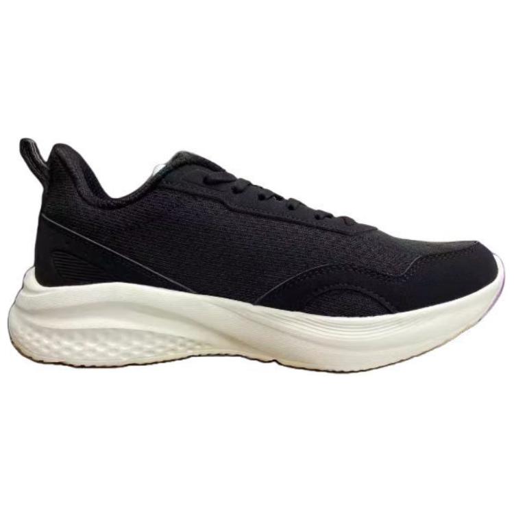 Erke Cushioning Abrasion Resistant Low top Training Shoes Men’s Black Silver