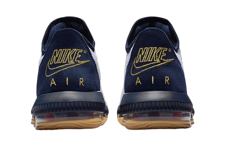 Мужские кроссовки Nike Lebron 16 Low Air LBJ Americana 16 (серые) — Серый — фото 5