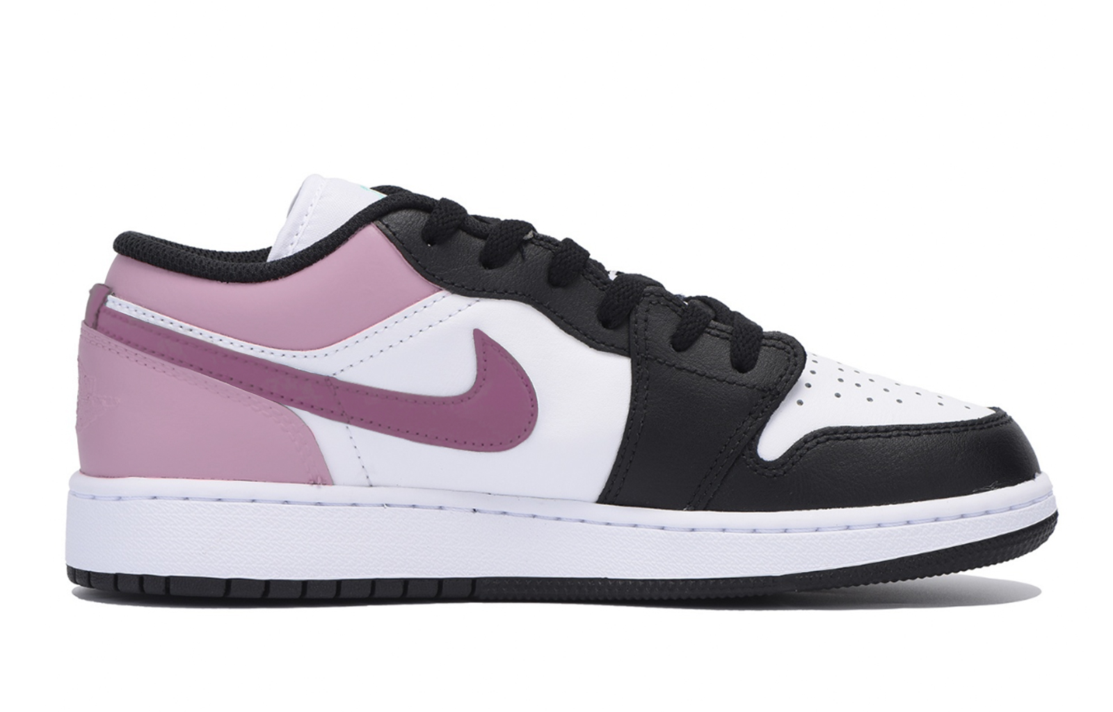 Jordan Air Jordan 1 Abrasion Resistant Low top Vintage Basketball Shoes Men’s Black Pink