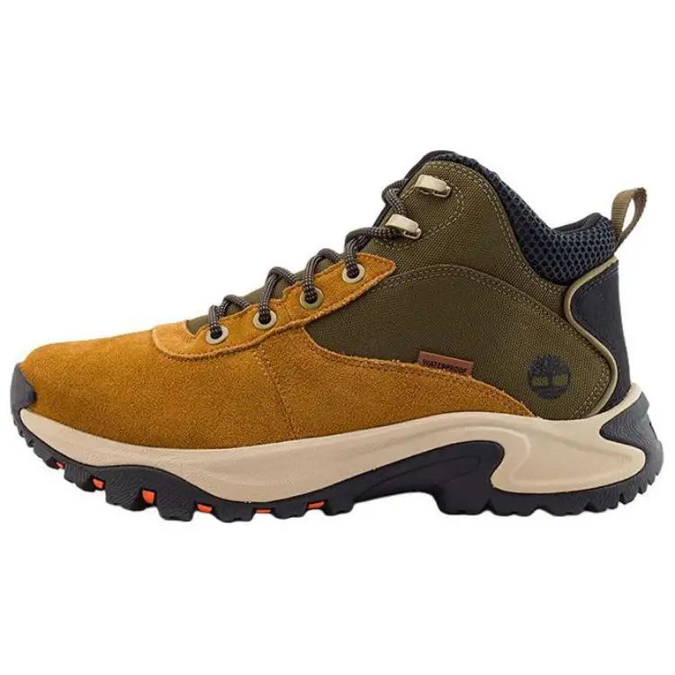 Timberland Maddsen Slip Resistant Mid top Hiking Shoes Men's Brown