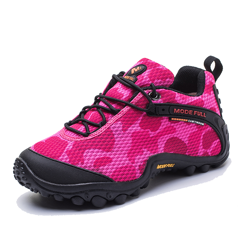 MODE FULL Comfortable Cushioning Slip Resistant Abrasion Resistant Breathable Low top Mountaineering Shoes Women’s