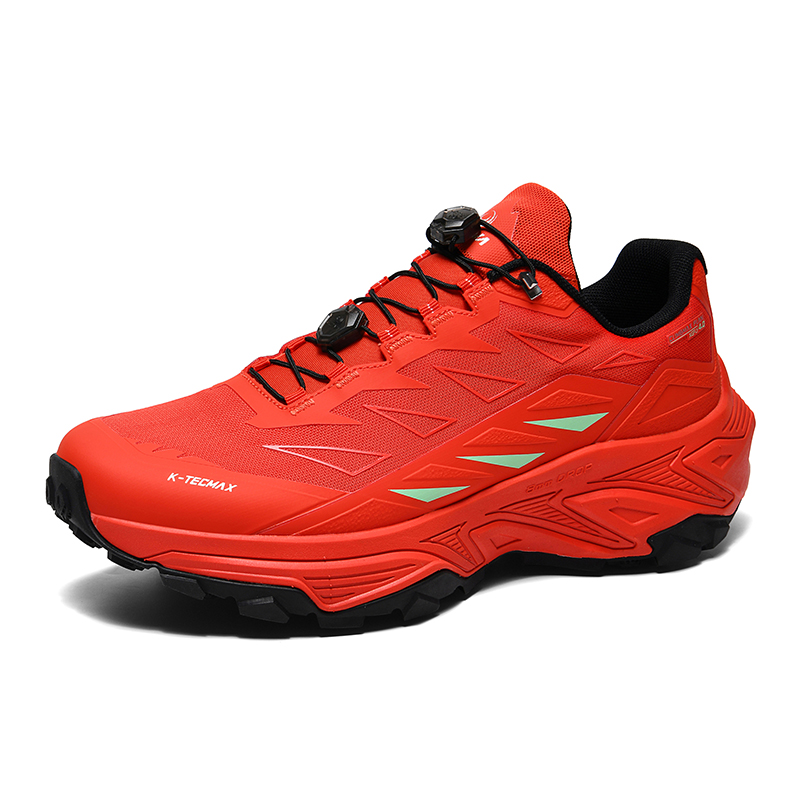 GLUNA Trail Running Shoes Unisex Fiery Red