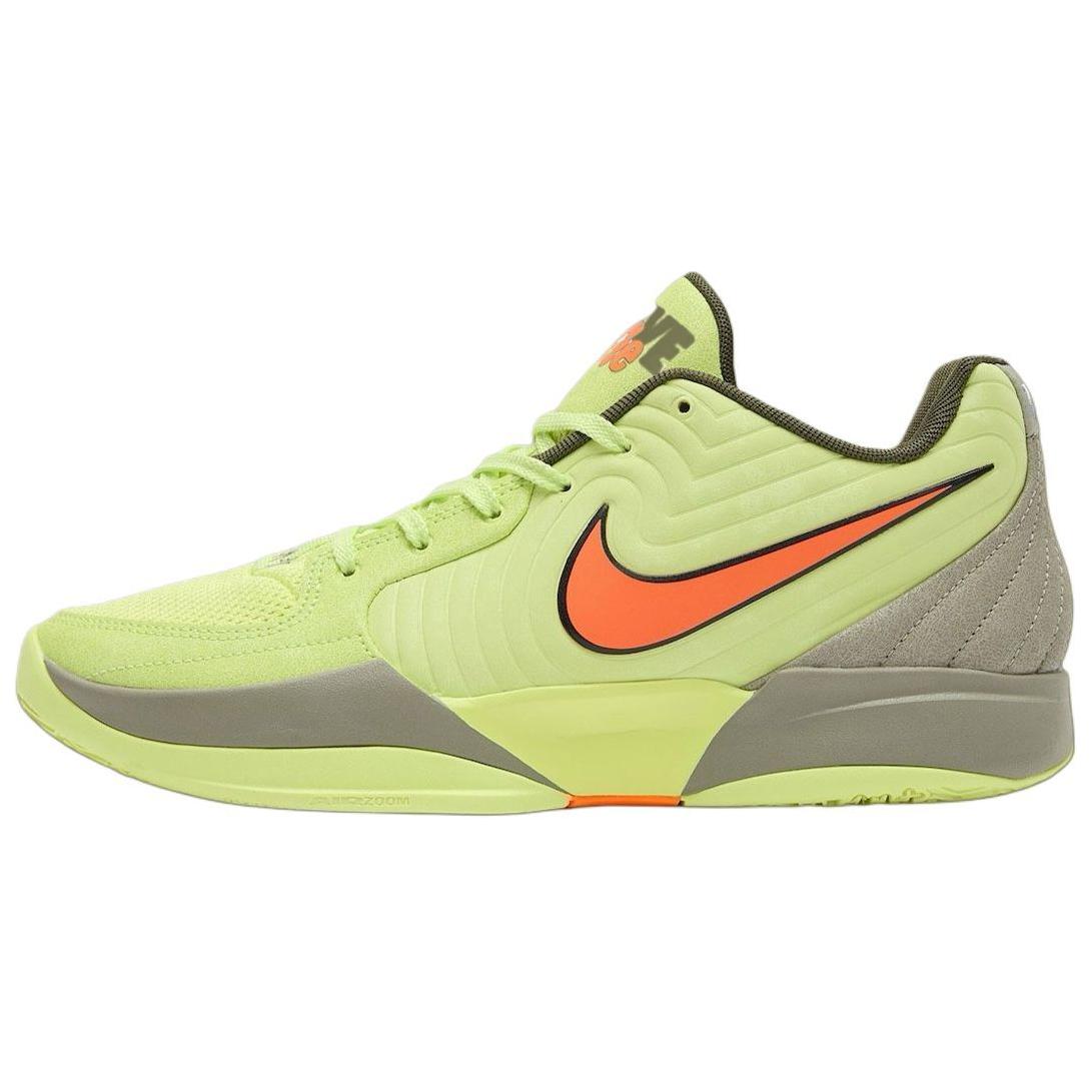 Nike Ja 2 Morant II "Twelve Time" fashionable and versatile, non-slip and wear-resistant, low-top basketball shoes, same style for men and women, yellow, orange and green