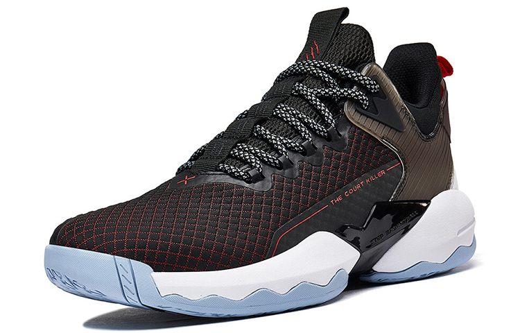 XTEP Cushioning Slip Resistant Abrasion Resistant Cushioning Slip Resistant Abrasion Resistant Low top Basketball Shoes