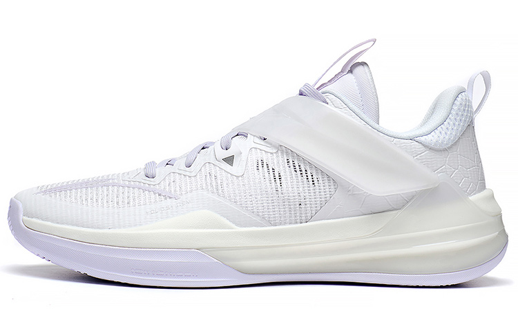 Li Ning Liren3 TEAM Abrasion Resistant Breathable Low top Professional Basketball Shoes Men’s Standard White