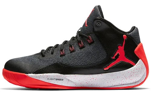 Air Jordan Rising High 2 Sneakers Black/Red/White