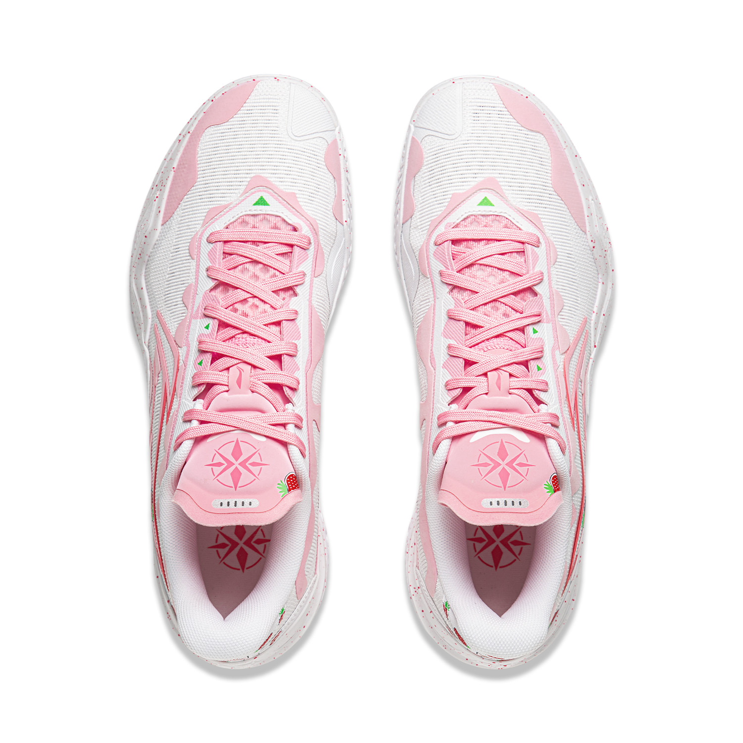 Li Ning Liren 5 Low top Performance Basketball Shoes Men’s Valentine’s Day Colorway White & Pink