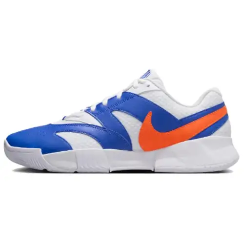 Nike Court Lite 4 Abrasion Resistant Breathable Support Low top Tennis Shoes Unisex Gray Blue