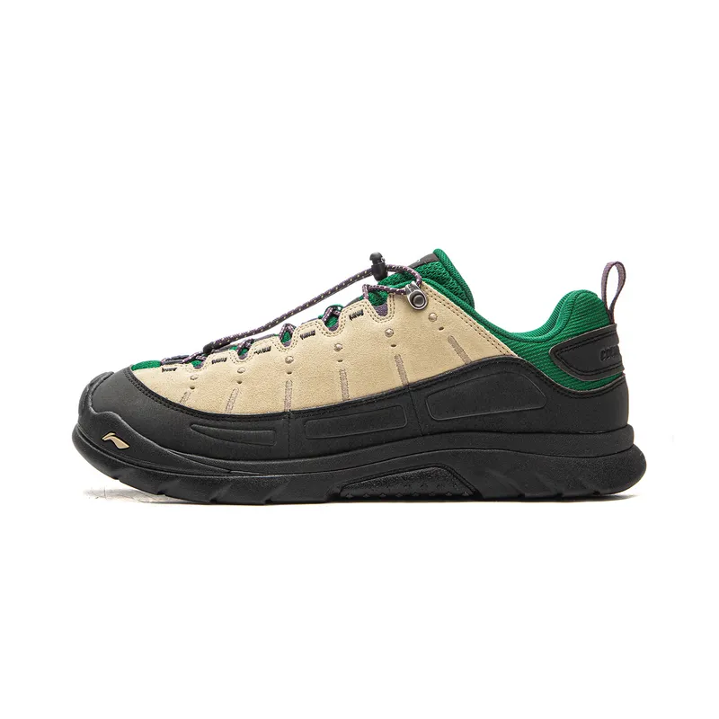 Li Ning Outdoor CF Tracing, Forest Grace SE Low top Hiking Shoes Unisex Khaki