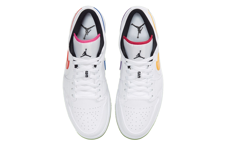 Jordan 1 Low White Multi Color