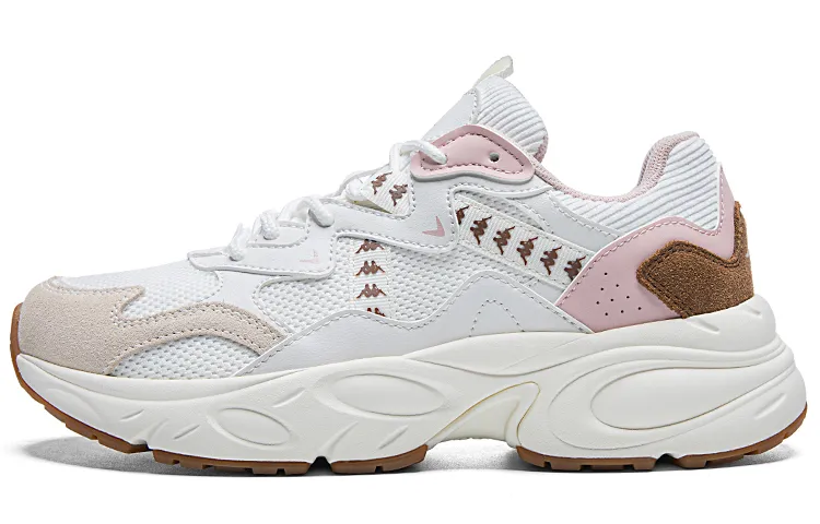 Kappa Mesh, Textile, Synthetic Leather Slip Resistant, Abrasion Resistant, Lightweight Low top Chunky Sneakers Women's