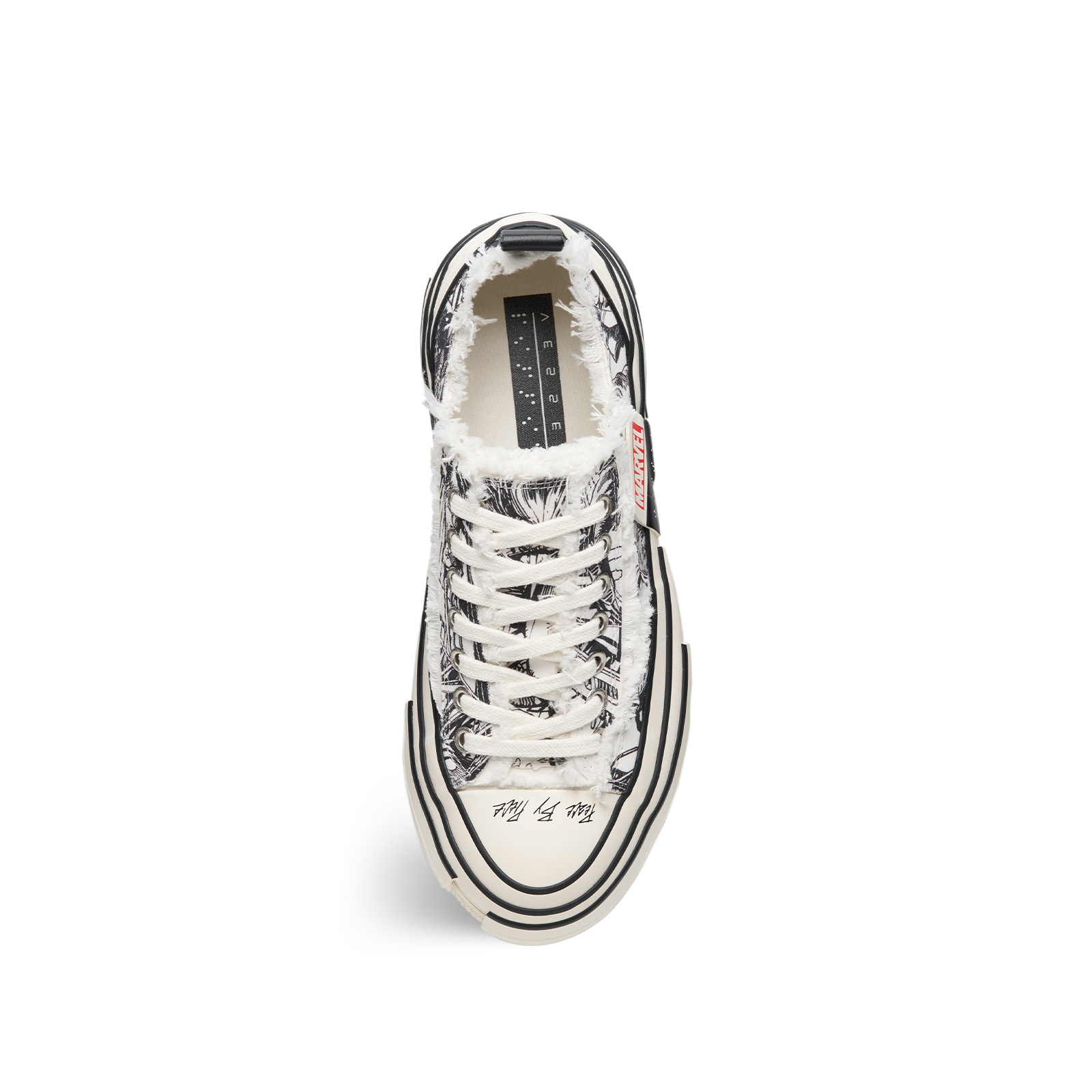XVESSEL x MARVEL Low top Canvas Shoes Unisex Black