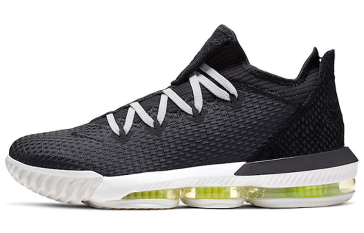 Мужские кроссовки Nike Lebron 16 Low Black Python (черные)