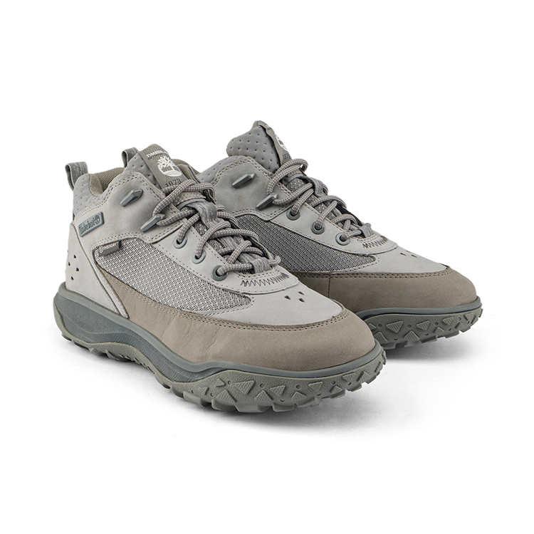 Timberland Motion 7 Outdoor Waterproof Lightweight Grip Mid top Mountaineering Hiking Shoes Men’s Medium Gray