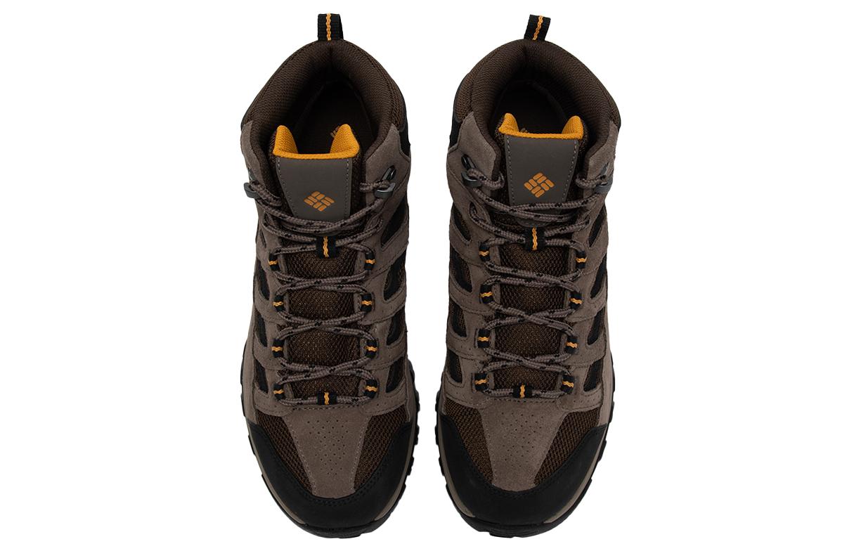 Columbia Slip Resistant Abrasion Resistant Breathable High top Outdoor Shoes Men’s Light Brown