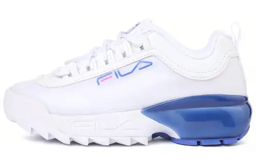 FILA Cross Training Low Running Shoes White/Blue Women's