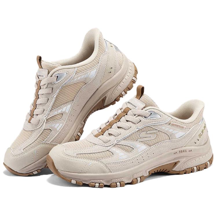 Skechers OUTDOOR WOMENS Support Lightweight Thermal Low top Mountaineering Hiking Shoes Women’s Ivory