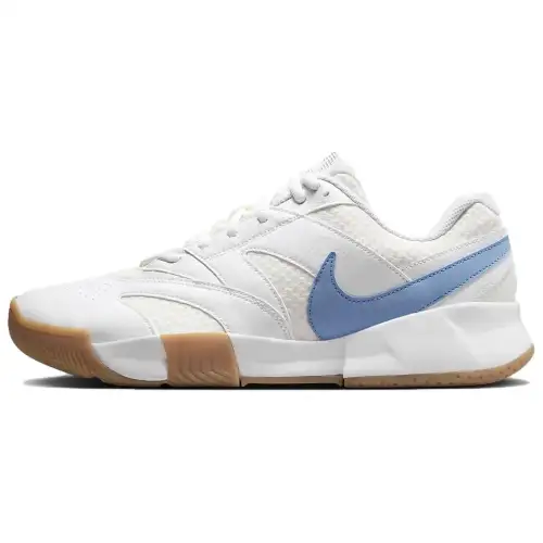 Nike Court Lite 4 Breathable Low top Tennis Shoes Men's White Blue