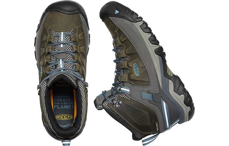 Keen Targhee 3 MID WP Waterproof Cushioning Slip Resistant Abrasion Resistant Mid top Mountaineering Shoes Women’s