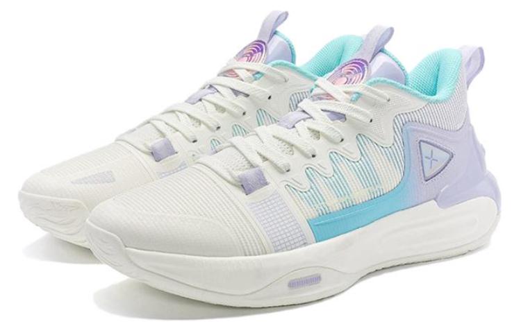 XTEP Abrasion Resistant Low top Basketball Shoes Men’s White