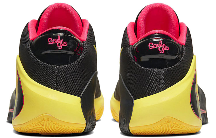 Мужские кроссовки Nike Freak 1 Zoom EP "Soul Glo" (черно-желтый) — Чёрныйжёлтый — фото 5
