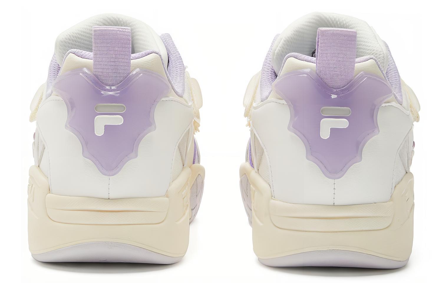 FILA FUSION Lifestyle Basketball Heritage Sneakers ‘White Purple’ Women’s
