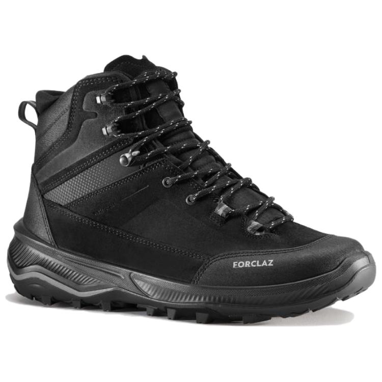 DECATHLON MT100 Slip Resistant, Abrasion Resistant, Waterproof, And Breathable High top Hiking Shoes Men’s Black