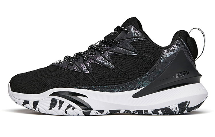 Anta The Dagger 5 Cushioning Anti-Slip And Wear-Resistant Low-Top Basketball Shoes Men’s Black White