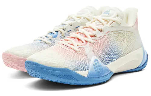 Peak Wiggins Talent 2 Generation Yuanyang Color Match Feilian Premium Technology Shock Absorbing Anti-slip Wear-Resistant Support Anti-Impact Rebound Anti-Torsion Practical Basketball Shoes Men's Dream Journey Color