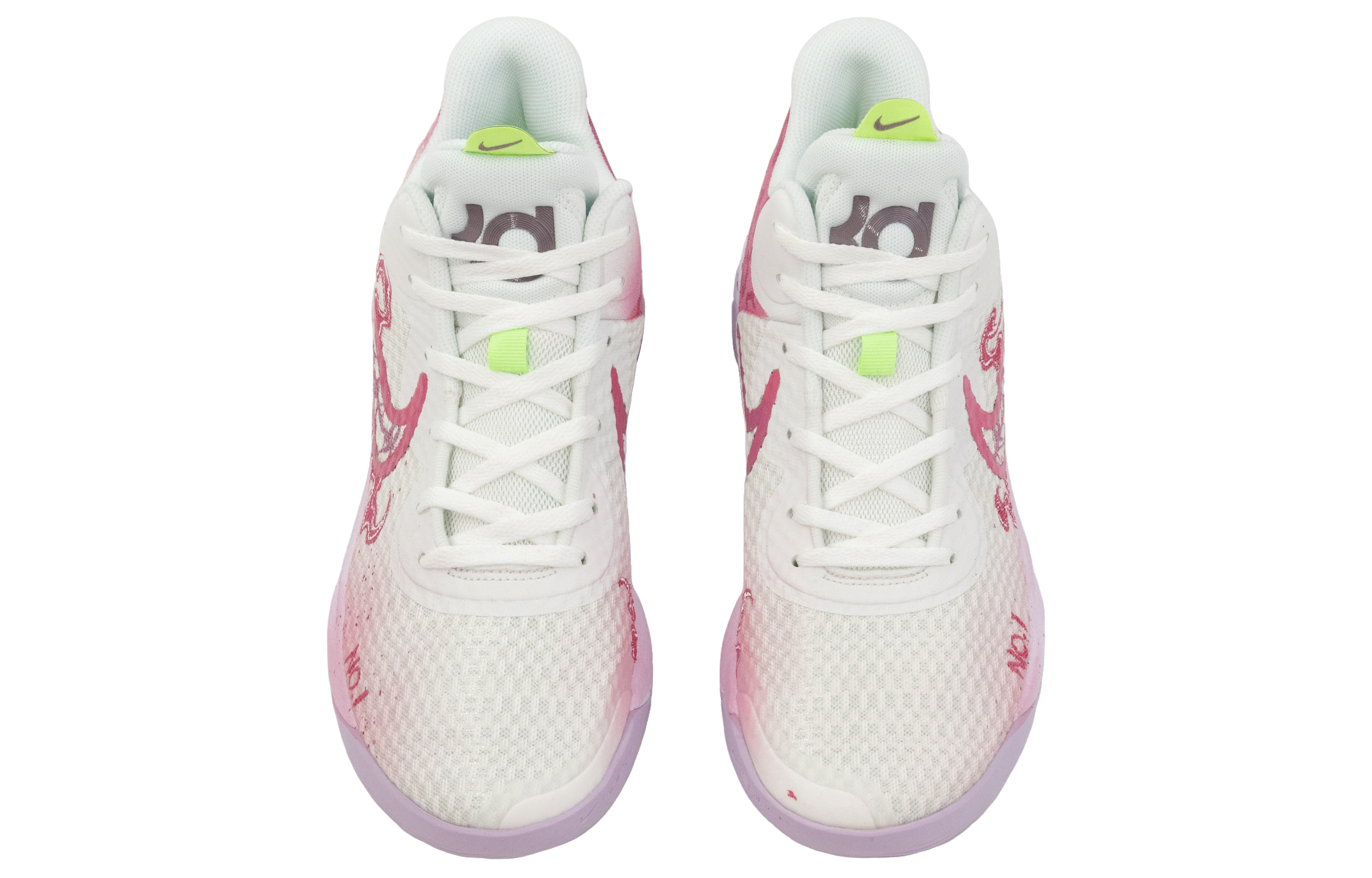 Nike KD Trey 5 IX Instant Kill Shadow Cushioning Slip Resistant Mid top Vintage Basketball Shoes Men’s Pink White