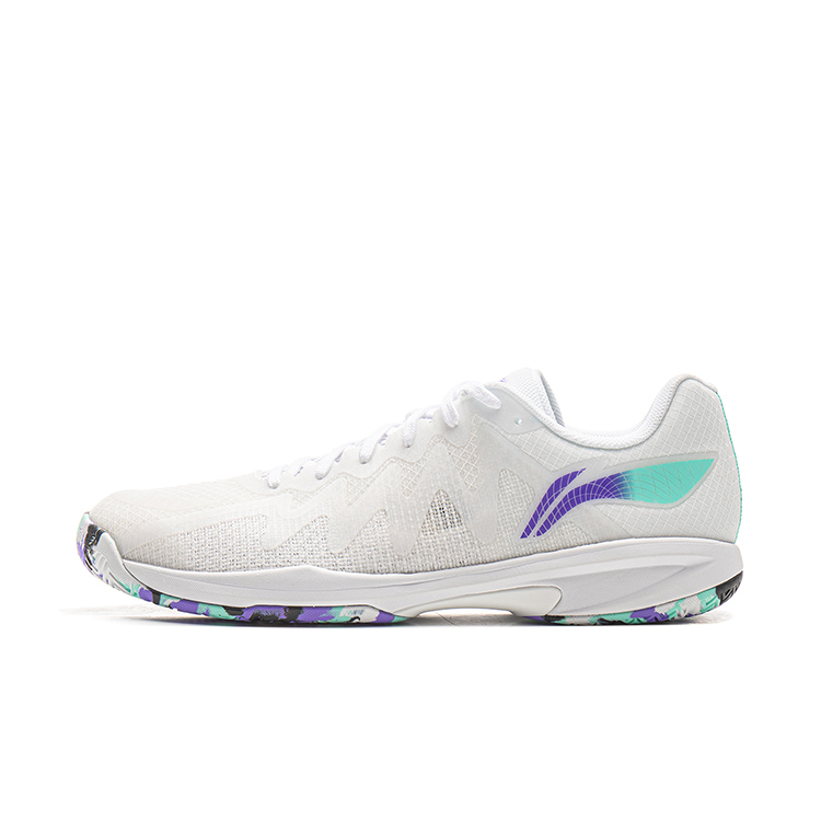 Li Ning Abrasion Resistant Breathable Low top Training Shoes Unisex Fluorescent Starlight Purple